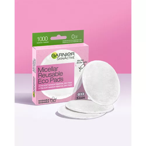 GARNIER SKIN NATURALS újrahasználható környezetbarát vattakorongok (3db)