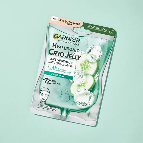 GARNIER SKIN NATURALS Cryo Jelly gélmaszk -7°C cryo hűsítéssel (27g)