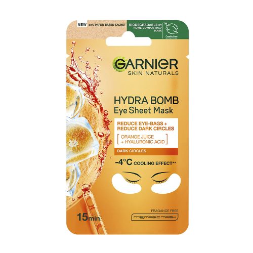 GARNIER SKIN NATURALS Hydra Bomb szemkörüli textilmaszk (6g)