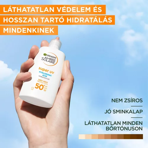 GARNIER AMBRE SOLAIRE Sensitive Advanced Super UV Fluid arcra SPF 50+ (40ml)