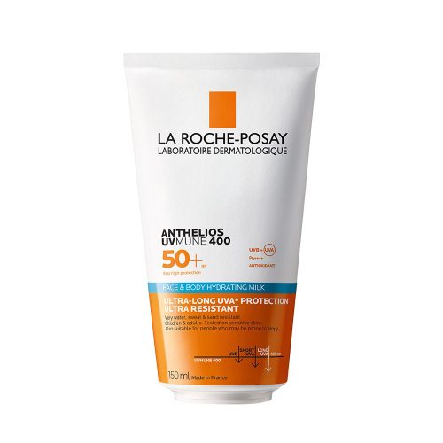LA ROCHE-POSAY Anthelios UVMUNE 400 SPF50+ hidratáló tej arcra és testre (150ml)