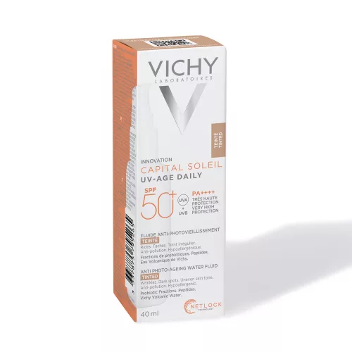 VICHY Capital Soleil UV-Age Daily színezett fényvédő light SPF50+ (40ml)