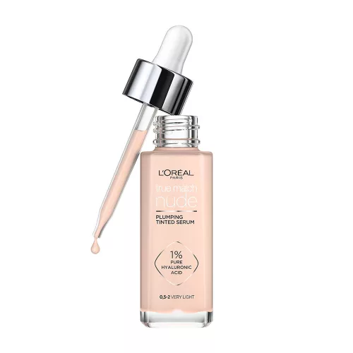 L'ORÉAL PARIS True Match Nude Tinted Serum - színezett szérum 0,5-2 Very Light (30ml)