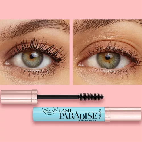 L'ORÉAL PARIS Lash Paradise Waterproof Black dúsító szempillaspirál (6,4ml)