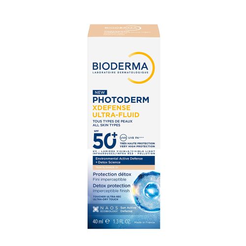 BIODERMA Photoderm XDefense Ultra-fluid SPF50 színezett 01 (40ml)