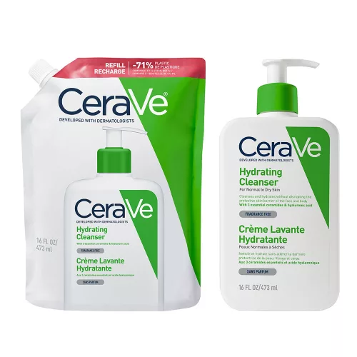 CERAVE Hidratáló tisztító gél utántöltő (473ml)