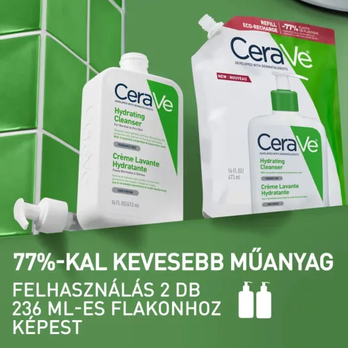 CERAVE Hidratáló tisztító gél utántöltő (473ml)