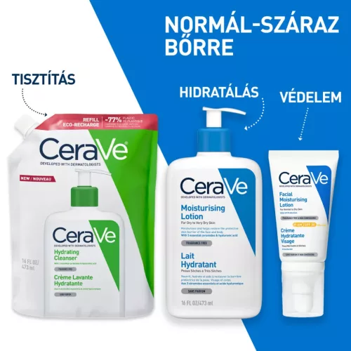 CERAVE Hidratáló tisztító gél utántöltő (473ml)
