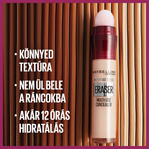 MAYBELLINE New York Instant Anti-Age Eraser folyékony korrektor 00 Ivory (6,8ml)