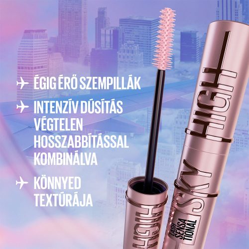 MAYBELLINE Sky High szempillaspirál burgundy 7,2ml