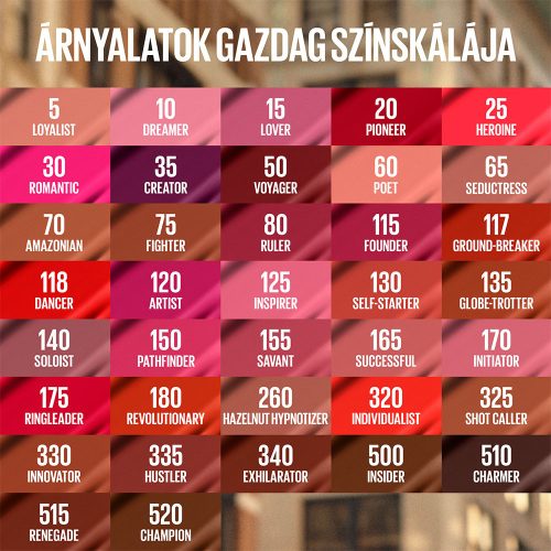 MAYBELLINE New York SuperStay Matte Ink folyékony matt ajakrúzs 10 Dreamer (5ml)