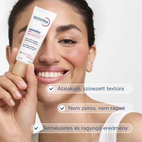 BIODERMA Sensibio AR+ CC krém SPF50+ (40ml)
