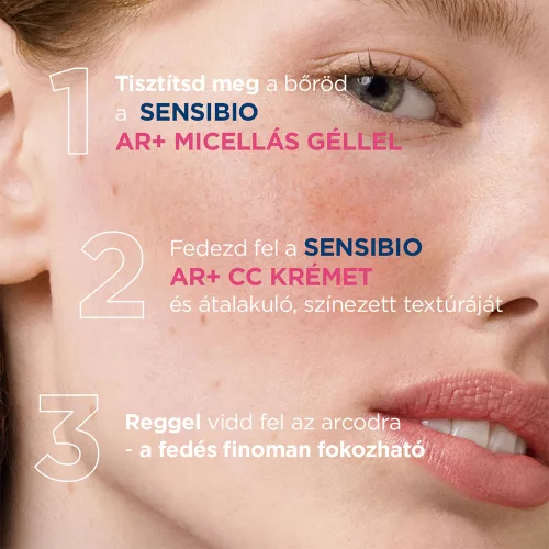 BIODERMA Sensibio AR+ CC krém SPF50+ (40ml)