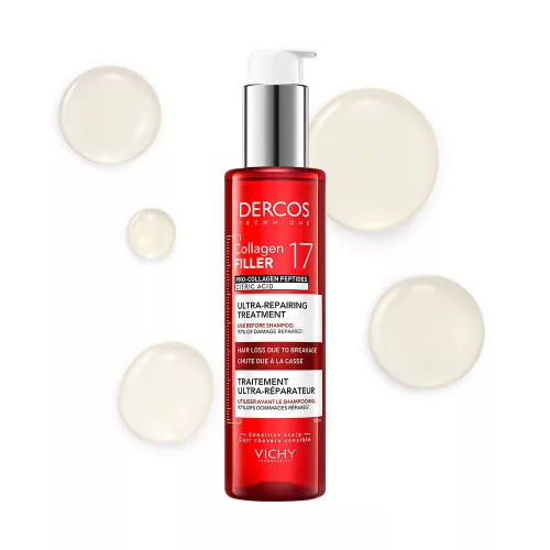 VICHY Dercos Collagen 17 Filler Ultra-regeneráló hajkúra (150ml)