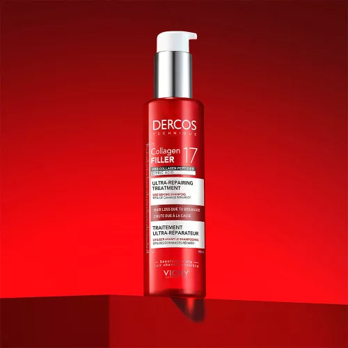 VICHY Dercos Collagen 17 Filler Ultra-regeneráló hajkúra (150ml)