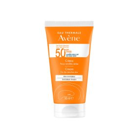  AVÈNE Suncare Napvédő arckrém száraz, érzékeny bőrre SPF50+ (50ml)