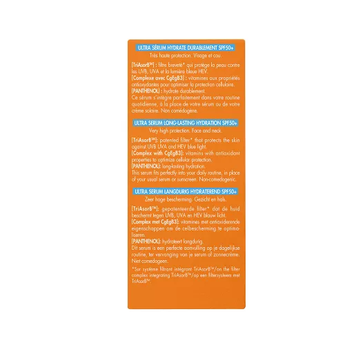 AVÈNE Suncare ULTRA SERUM Fényvédő hidratáló szérum SPF50 (30ml)
