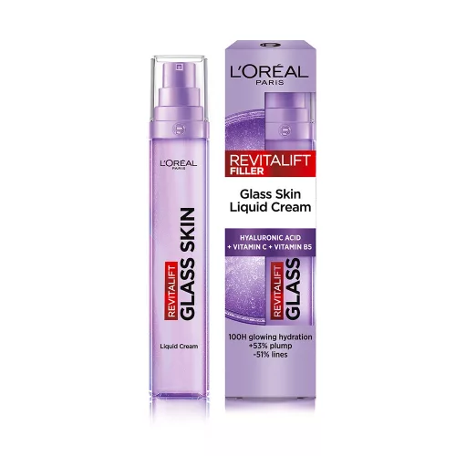 L'ORÉAL PARIS Revitalift Filler Glass Skin vízbázisú krém (50ml)