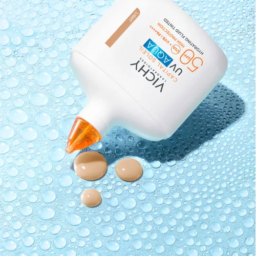 VICHY Capital Soleil UV AQUA fluid SPF50+ színezett light (50ml)