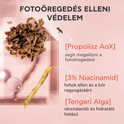 APIVITA BEE SUN SAFE Daily Age Repair színezett fluid ráncok és pigmentfoltok ellen SPF50 (50ml)