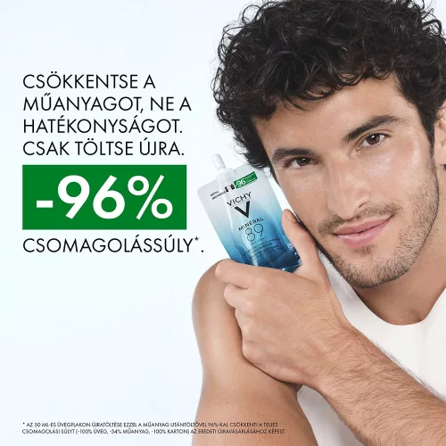 VICHY Minéral 89 Napi Booster szérum Poliglutaminsavval utántöltő (50ml)