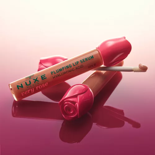 NUXE Very Rose dúsító ajakápoló szérum kulcstartóval (8ml)