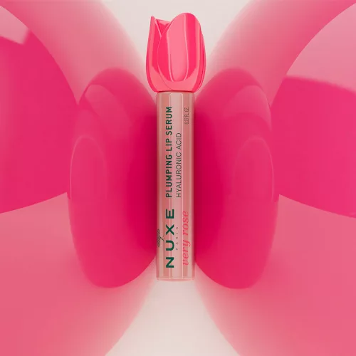 NUXE Very Rose dúsító ajakápoló szérum kulcstartóval (8ml)