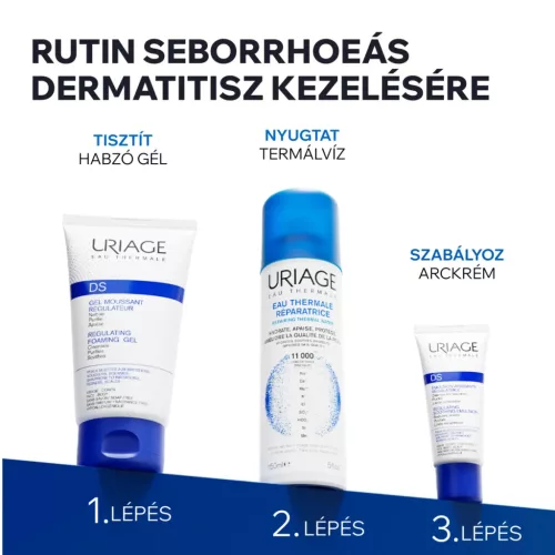 URIAGE D.S. Habzó gél seborrhoeás bőrre (150ml)  