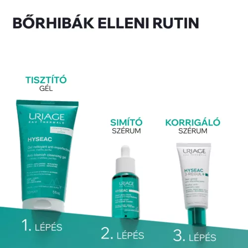 URIAGE Hyséac habzó tisztító gél zsíros bőrre (150ml) 