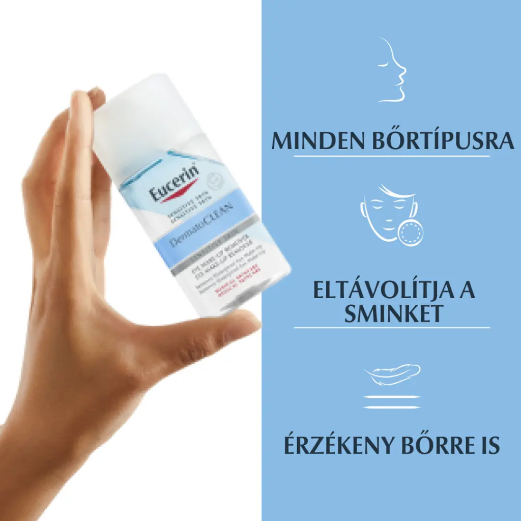 EUCERIN DermatoCLEAN szemfestéklemosó (125ml)