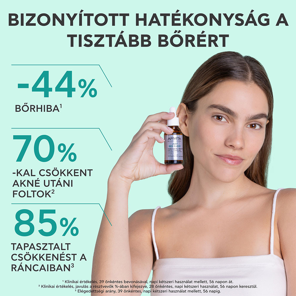 APIVITA BEE Tech just Bee clear szérum bőrhibák el 30ml
