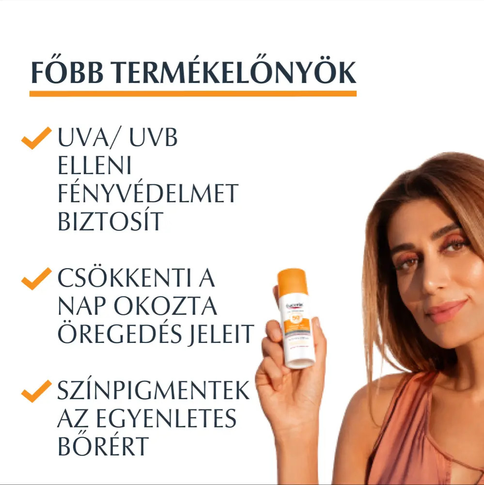 EUCERIN Sun Photoaging Control színezett napozókrém arcra light FF50+ (50ml)