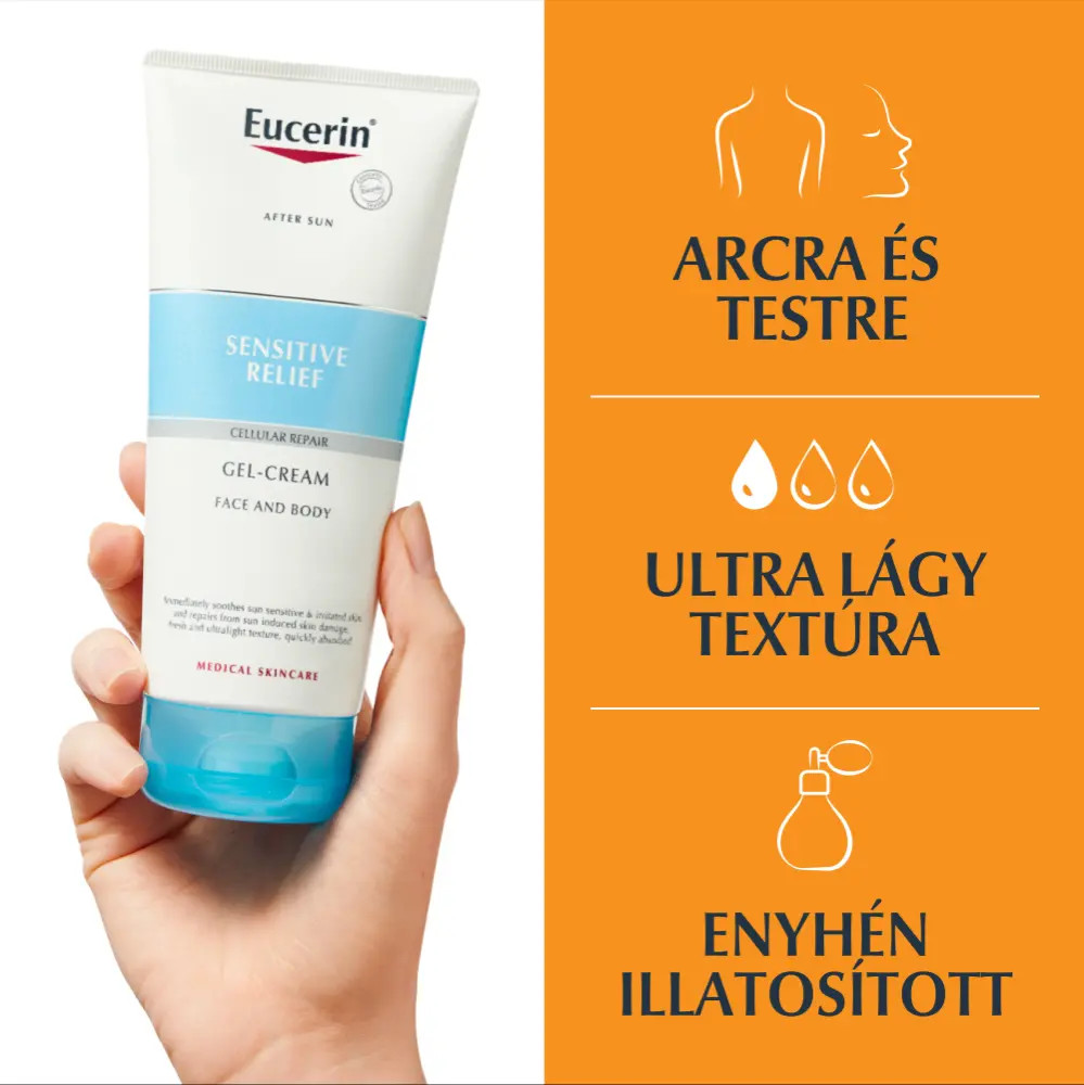 EUCERIN Sun Sensitive Relief napozás utáni krém-gél (200ml)