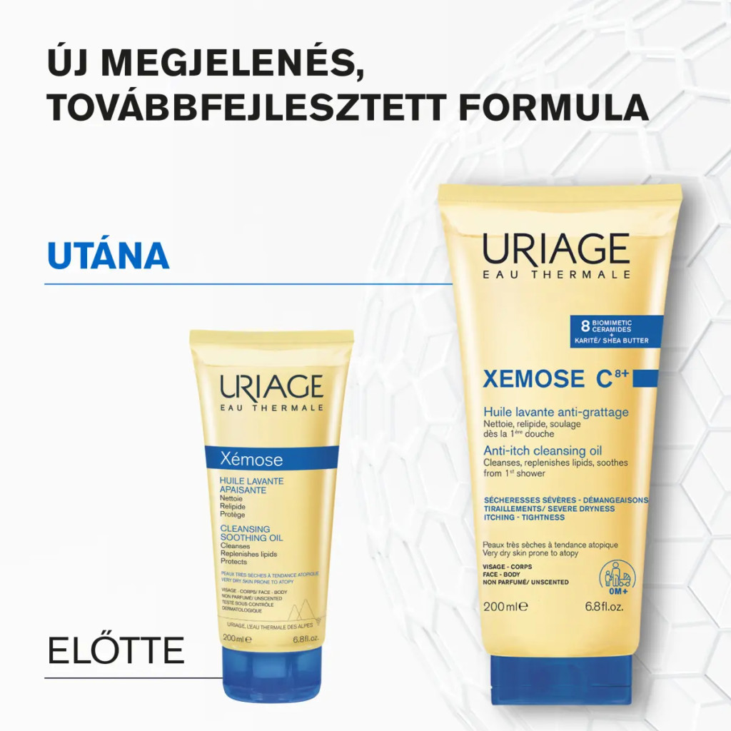 URIAGE Xémose olajtusfürdő száraz bőrre (200ml)