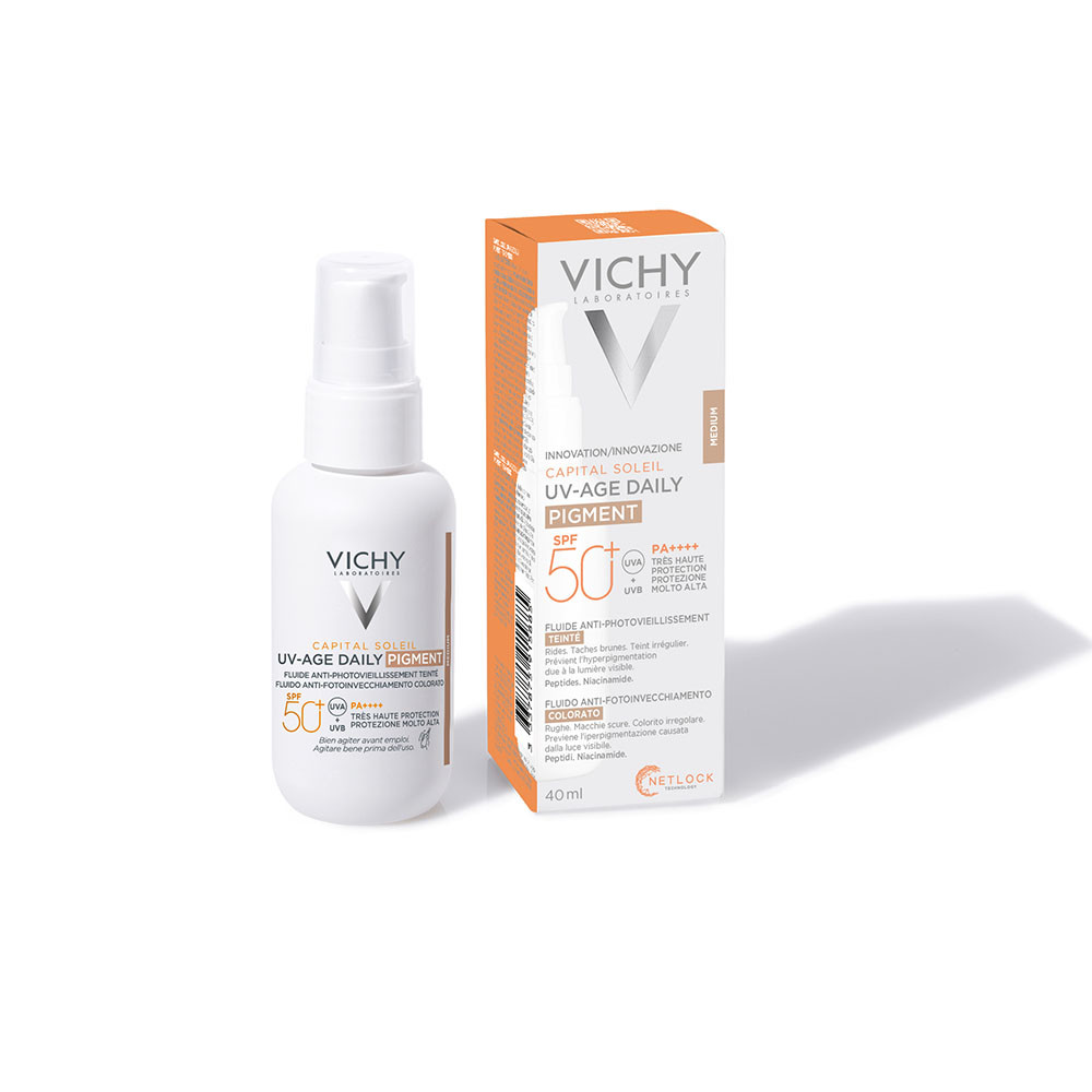 VICHY Capital Soleil UV-Age Színezett Medium SPF50 (40ml) termék 2. képe