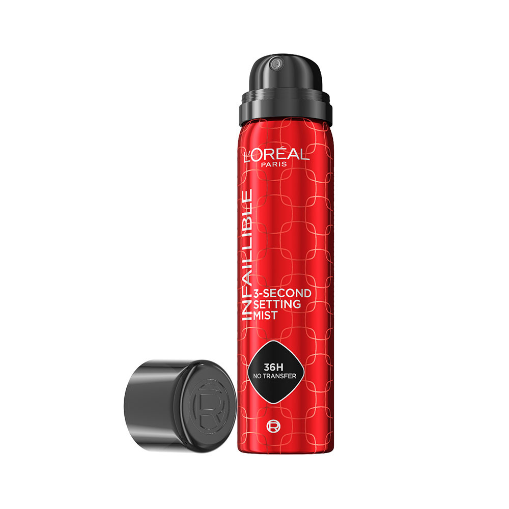 L&#039;ORÉAL PARIS Infaillible 3-second setting mist sminkfixáló spray (75ml) termék 2. képe