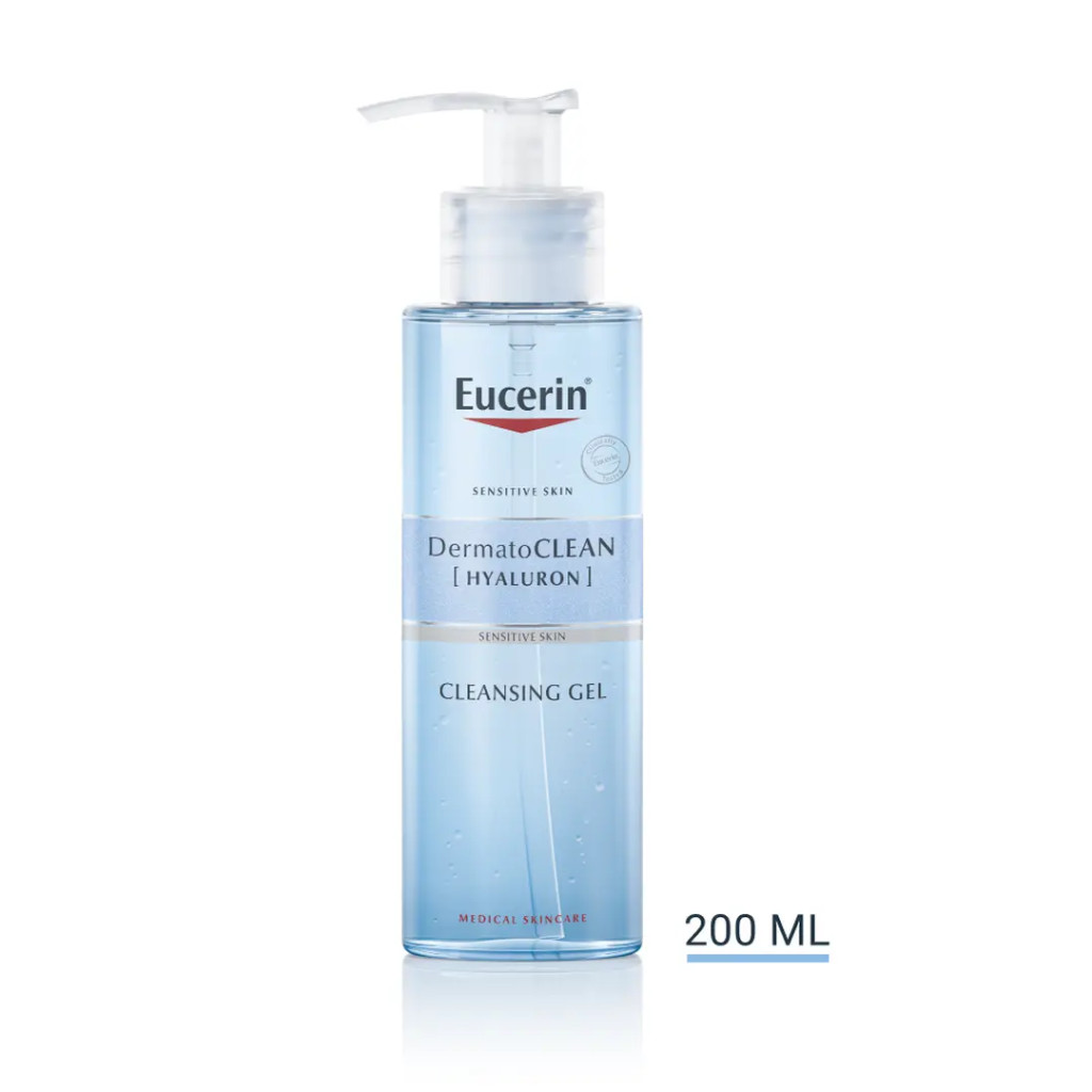 EUCERIN DermatoCLEAN {Hyaluron} mélytisztító, habzó arclemosó zselé (200ml)