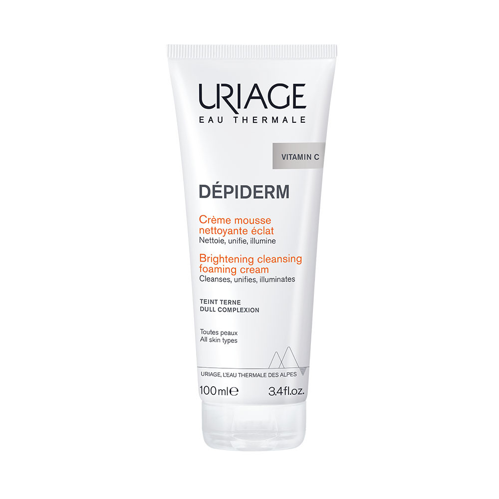 URIAGE Dépiderm ragyogást fokozó habzó lemosó pigmentfoltos bőrre (100ml) akciós termékkép 1