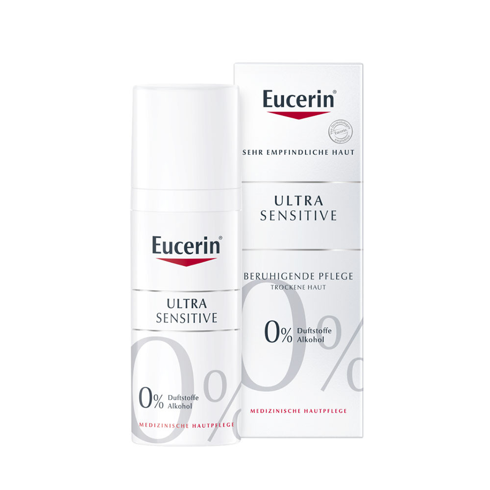 EUCERIN UltraSensitive arcápoló száraz bőrre (50ml)