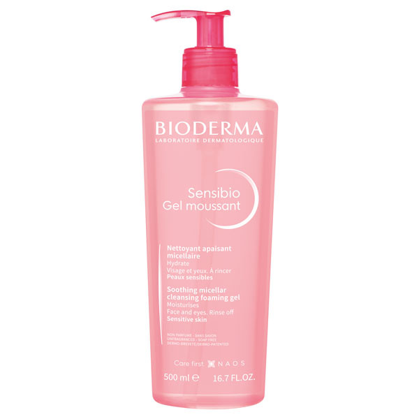 BIODERMA Sensibio moussant habzó tisztító gél (500ml) akciós termékkép 1