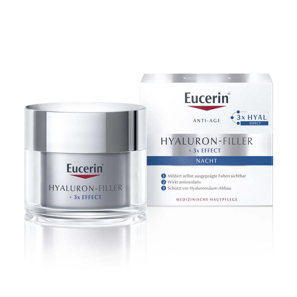 EUCERIN Hyaluron-Filler +3x effect ránctalanító éjszakai arckrém (50ml)