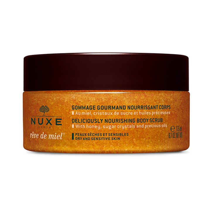 NUXE Reve de Miel kényeztető tápláló testradír (175ml)