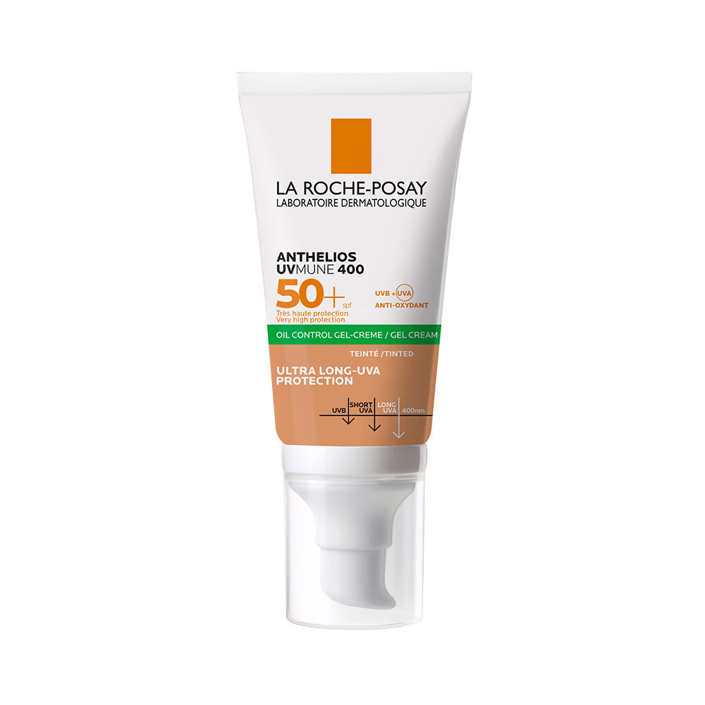 LA ROCHE-POSAY Anthelios UVMUNE 400 Oil Control színezett napvédő gél-krém SPF50+ (50ml)