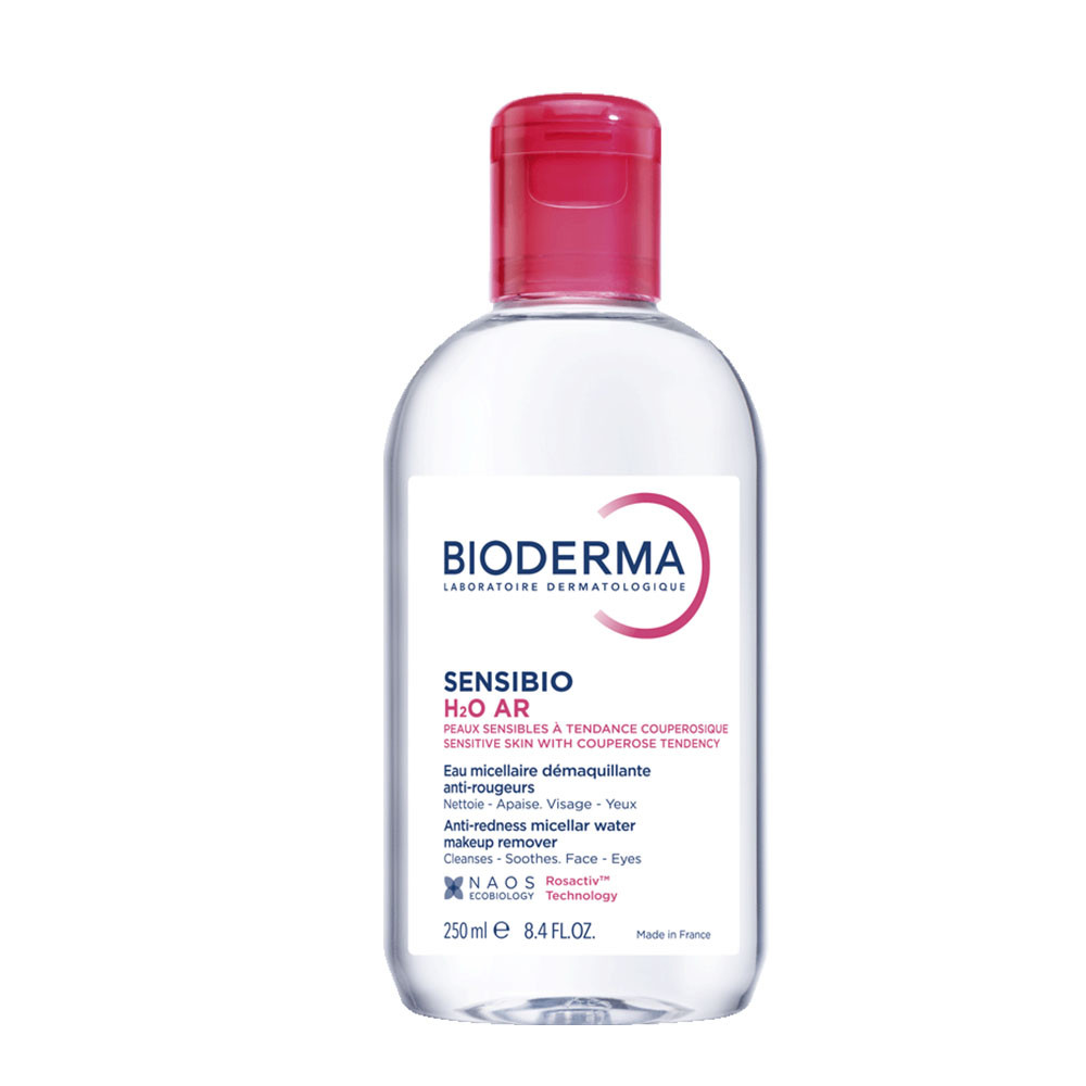 BIODERMA Sensibio H2O AR micellás víz rosaceás bőrre (250ml)