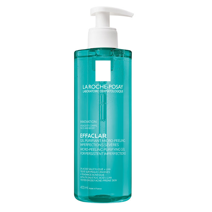 LA ROCHE-POSAY Effaclar Mikro-hámlasztó tisztító gél (400ml)