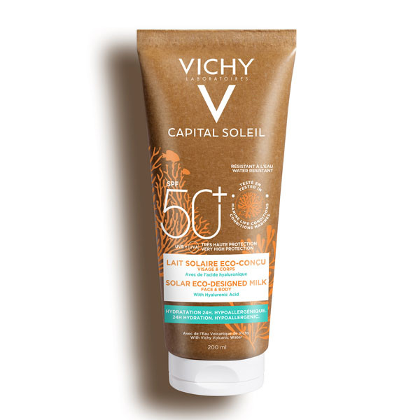 VICHY Capital Soleil környezettudatosan tervezett naptej SPF50+ (200ml)