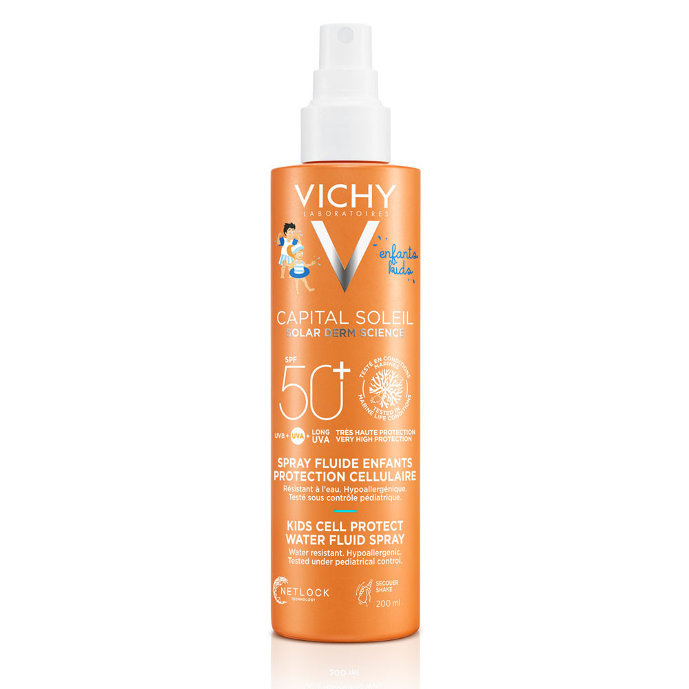 VICHY Capital Soleil Kids Cell Protect Water Fluid spray SPF50+ (200ml)