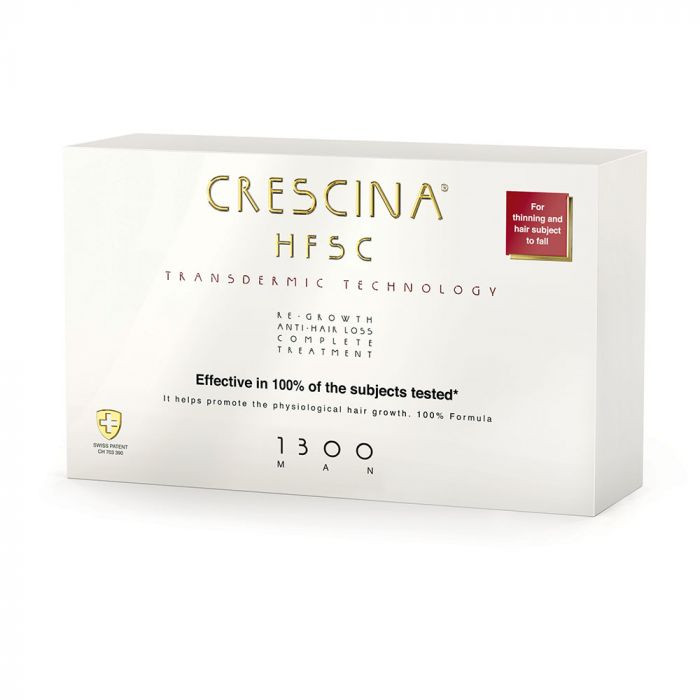 CRESCINA HSFC Hajhullás elleni komplex kezelés 1300 Férfiaknak (10+10 ampulla) akciós termékkép 1