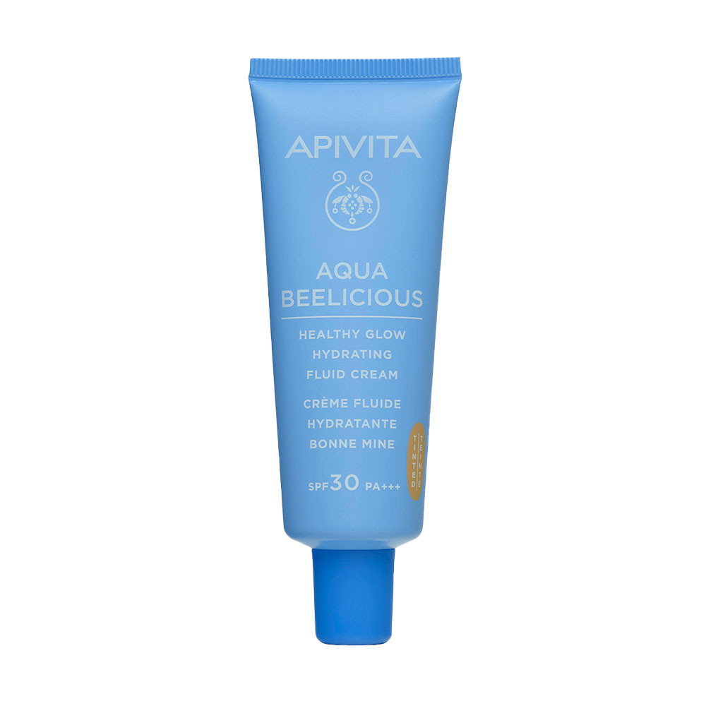 APIVITA AQUA Beelicious színezett hidratáló fluid krém SPF30 (40ml) akciós termékkép 1