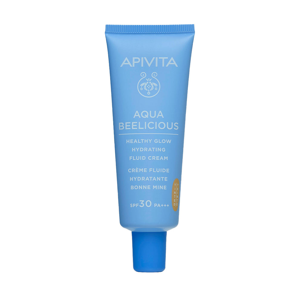 Apivita aqua beelicious színezett hidratáló fluid krém spf30 (40ml)